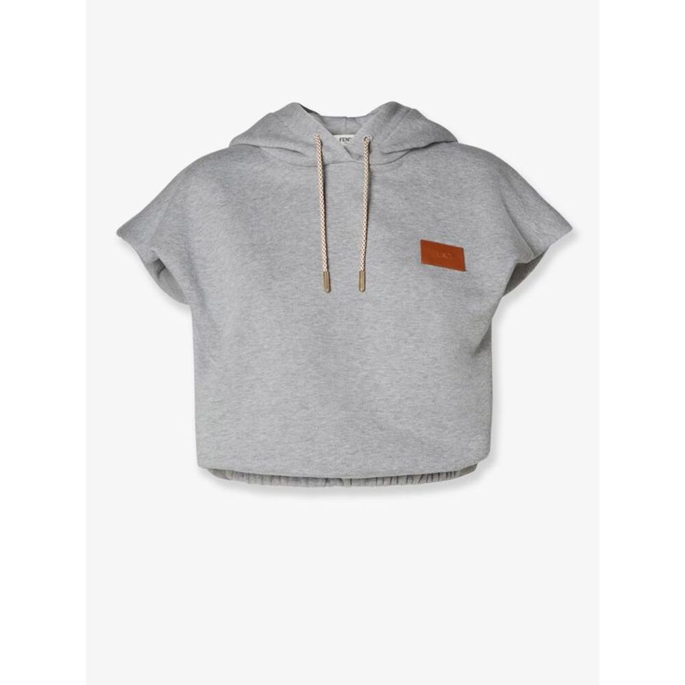 Fendi Women Fendi Essntia Cotton Jersey Sweatshirt